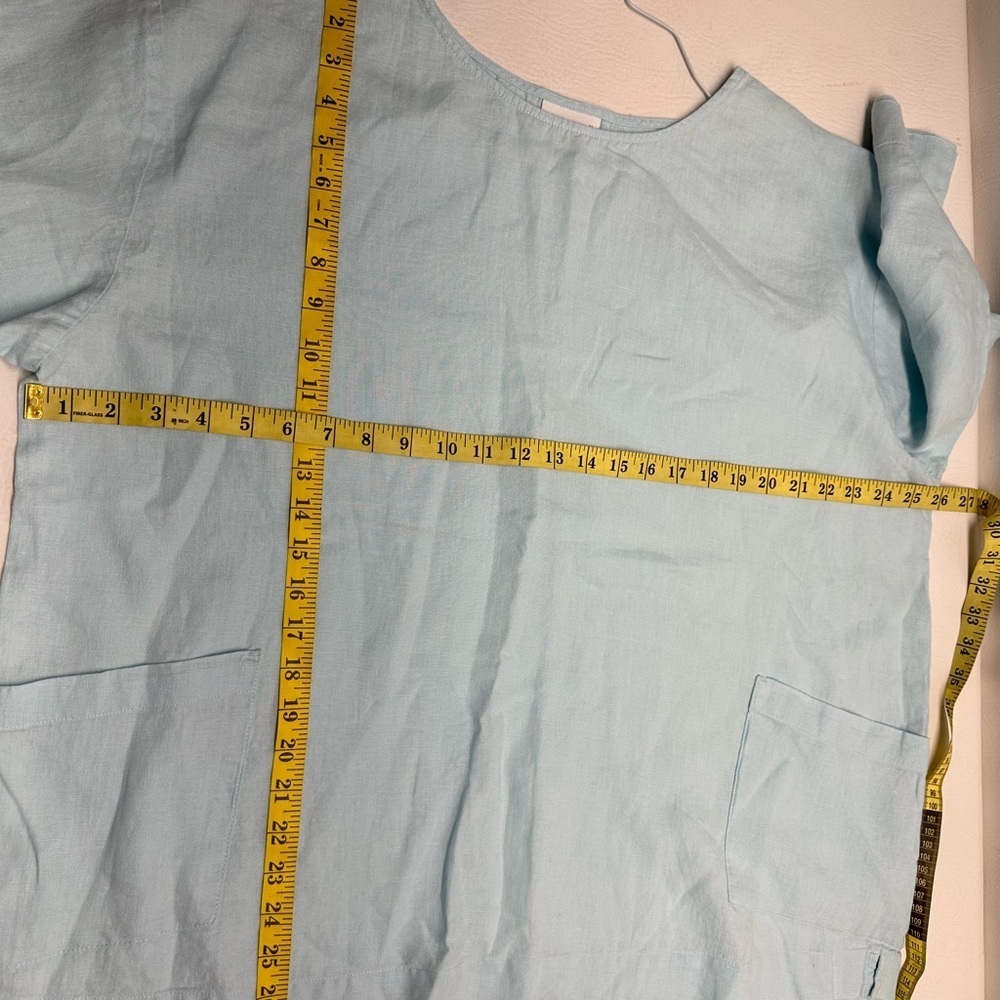 Pure J.Jill linen patch pockets top tunic size XL - Picture 4 of 7